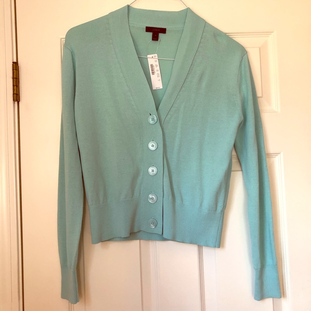 J Crew Classic Cotton Cardigan